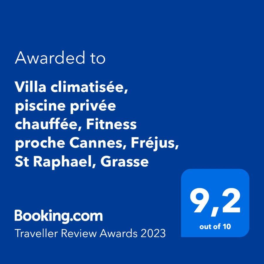 Villa Climatisee, Piscine Privee Chauffee, Fitness Proche Cannes, Frejus, St Raphael, Grasse モントルー エクステリア 写真